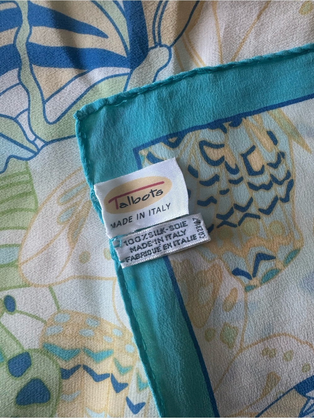 Set of Talbot Printed Silk Scarves - Picture 4 of 10